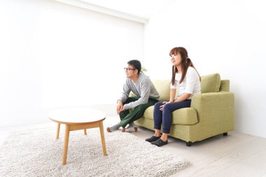 Genç, sevimli çift imajı