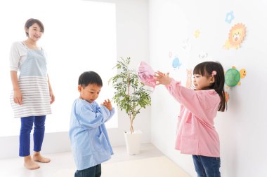 Anaokulunda çocuklar ve öğretmenlik, anaokulu konsepti