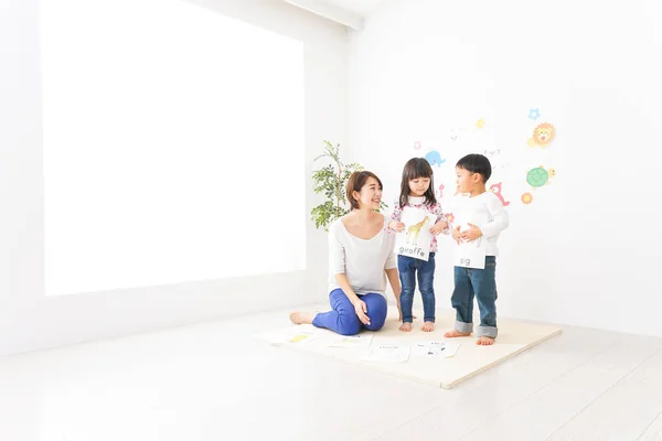 Children Teacher Kindergarten Preschool Concept — Stock Photo, Image