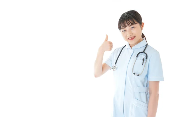 Jovem Enfermeira Uniforme — Fotografia de Stock