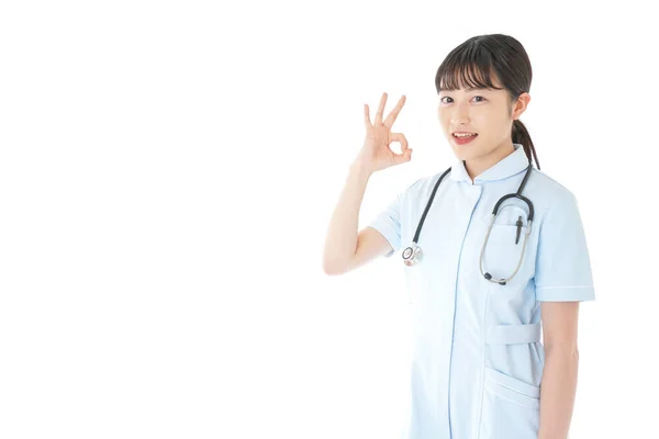 Enfermera Joven Uniforme — Foto de Stock