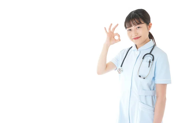 Young Nurse Wearing Nurses Clothing — Stock Photo, Image