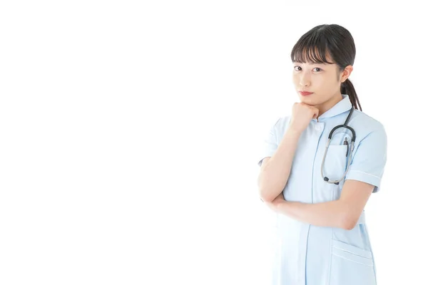 Enfermera Joven Uniforme — Foto de Stock