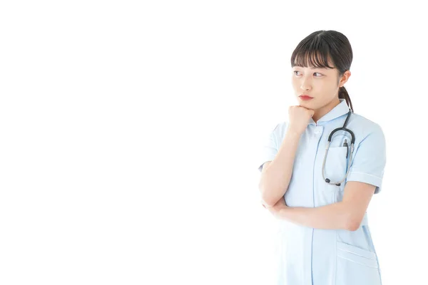 Enfermera Joven Uniforme —  Fotos de Stock