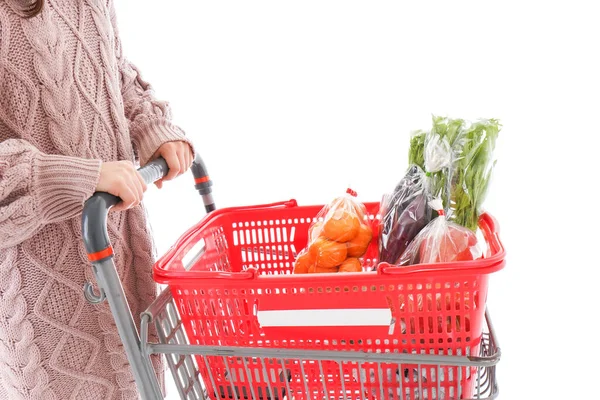 Image Der Jungen Frau Beim Einkaufen — Stockfoto