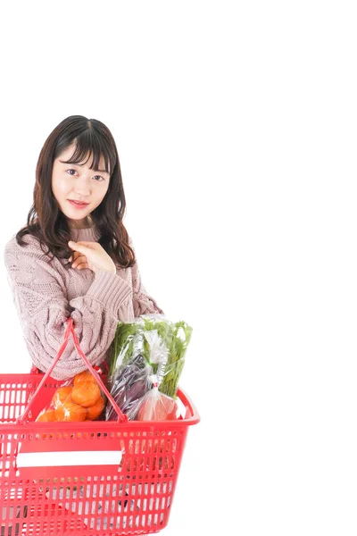 Mujer Joven Comprando Imagen —  Fotos de Stock