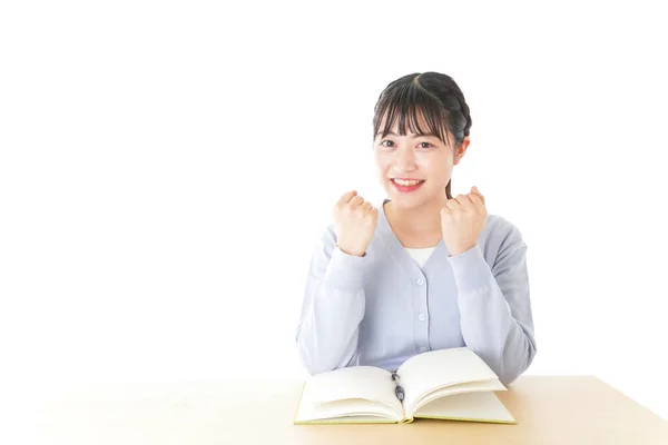 Young Student Rejoice Understanding — Stock Photo, Image