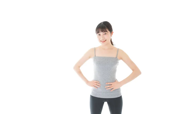 Jovem Mulher Dieta Para Sua Saúde — Fotografia de Stock