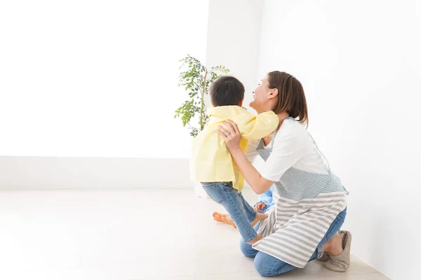 Enfants Enseignants Jouant Maternelle — Photo