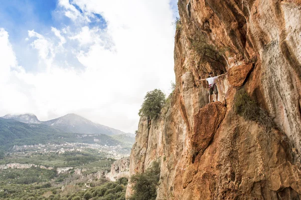 Escalada en las montañas de Antalya — Foto de Stock