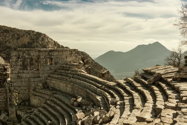 Termessos divadlo, Turecko — Stock fotografie