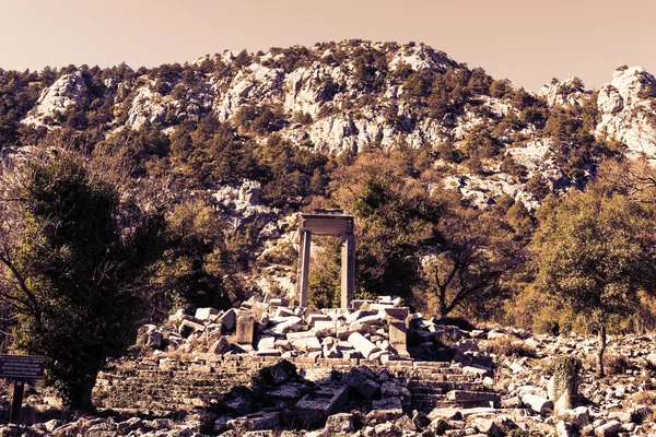 Termessos ซากปรักหักพัง, ตุรกี — ภาพถ่ายสต็อก