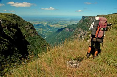 Güney Brezilya'da trekking