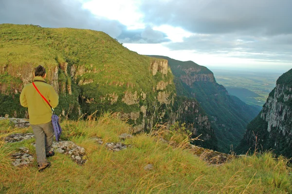 Canyon majestoso no sul do Brasil — Fotografia de Stock