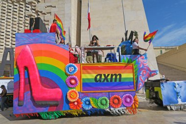 Valletta, Malta - 5th Haziran 2015: Gay Pride Mart