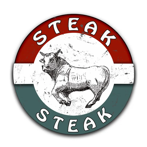 Steak — Stockvektor