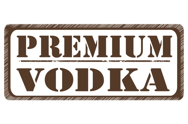 Premium vodka — Stock Vector