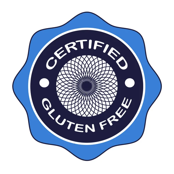 Certifierade glutenfria — Stock vektor