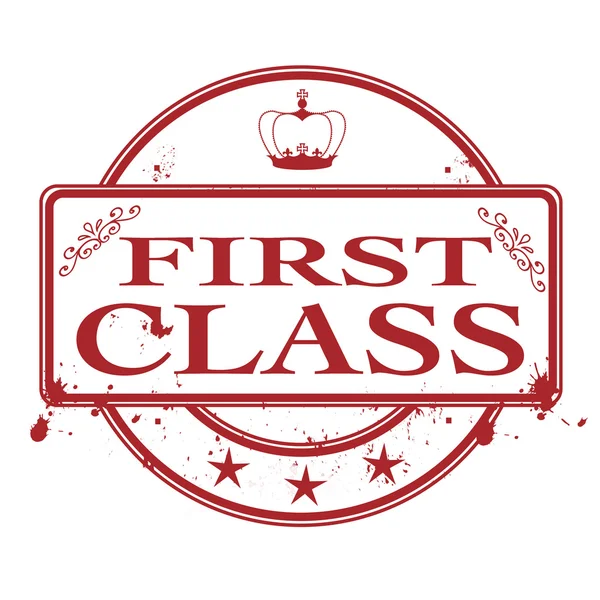 First class — Stock Vector