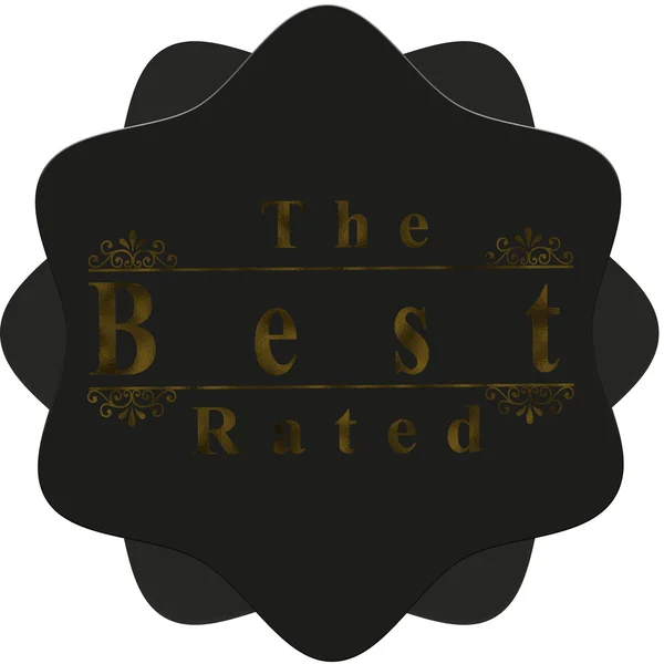 The best rated — Stock Vector