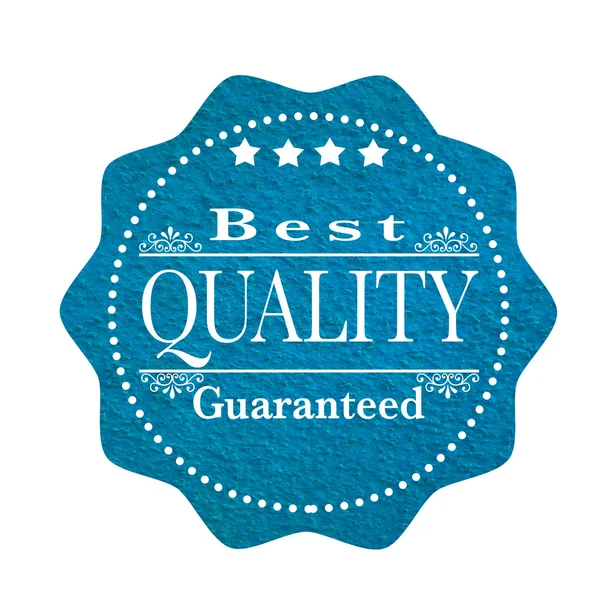 Best quality guaranteed — Stock Vector