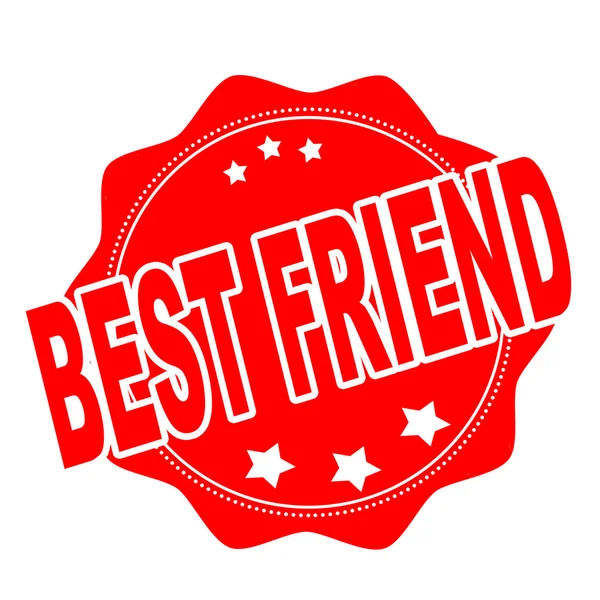 Best friend — Stock Vector