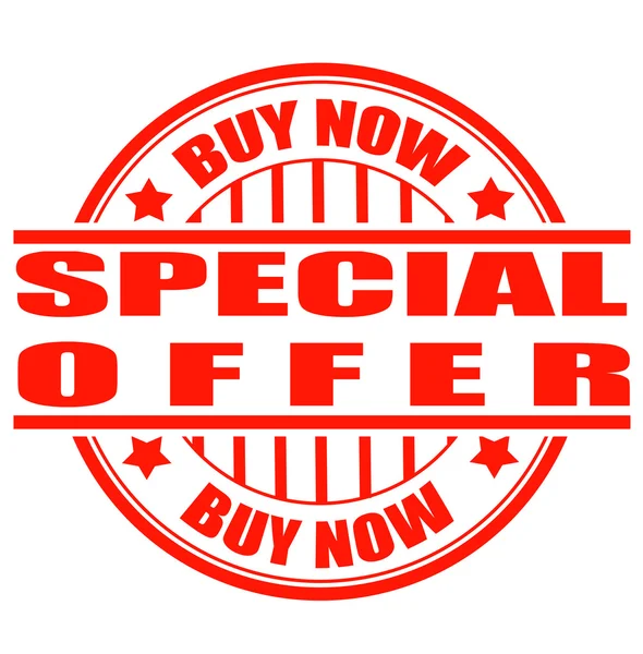 Buy now special offer — Stock Vector