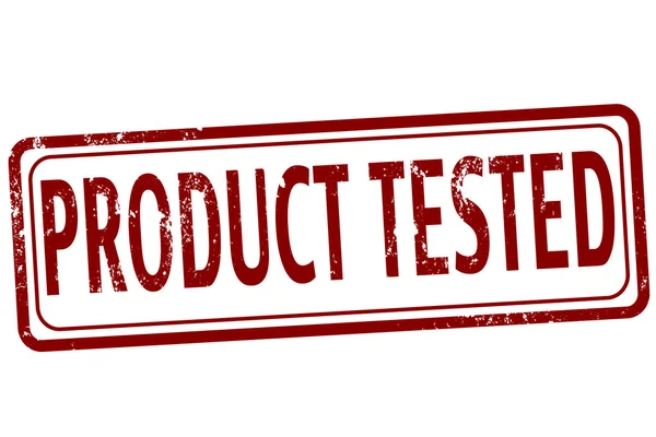 Ürün test edilmiş pul — Stok Vektör