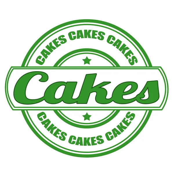Gâteaux — Image vectorielle