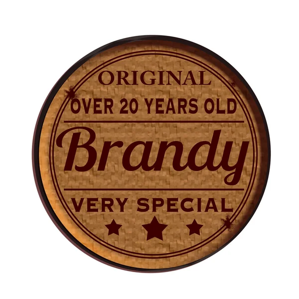 Original brandy — Stock Vector