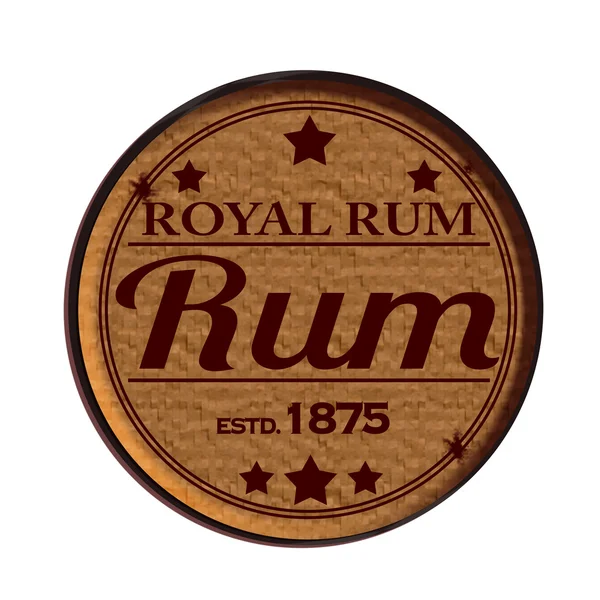 Rum real — Vetor de Stock