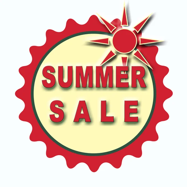 Summer sale stamp — Stock Vector