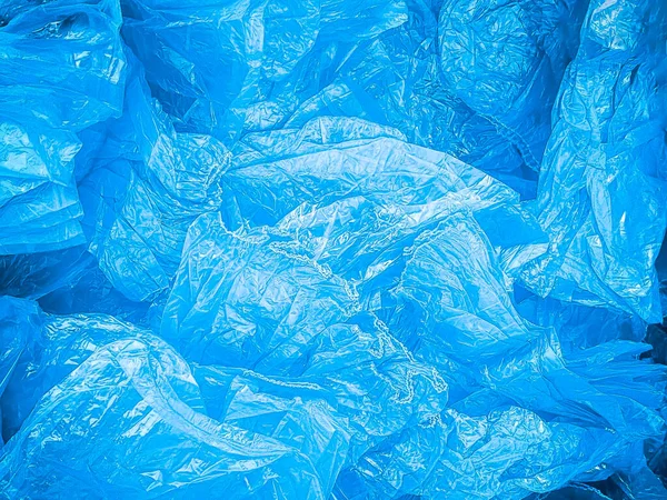 Textuur Van Polyethyleen Lichtblauwe Abstracte Achtergrond Artistieke Verwerking Helder Magisch — Stockfoto
