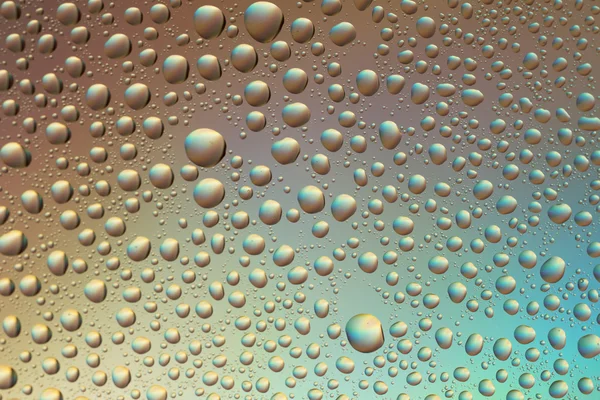 Background color image of water droplets. color image of the liquid droplet with a place for an inscription — Stock Photo, Image