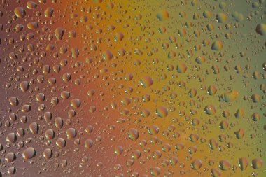 sıvı damlacık ile renkli görüntüler. parlak renkli arka plan