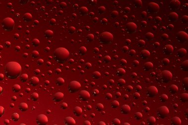 su Close-Up degrade renk arka plan üzerinde bırakır. kabarcıklar arka plan