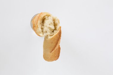 baget üzerinde yazıt için bir yer ile hafif bir arka plan