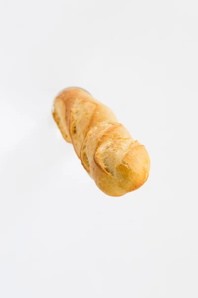 Baguette on a light background with a place for inscription — Stock Photo, Image