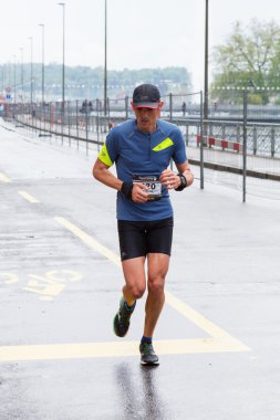 Cenevre, İsviçre, 3 Mart 2015. Maraton 