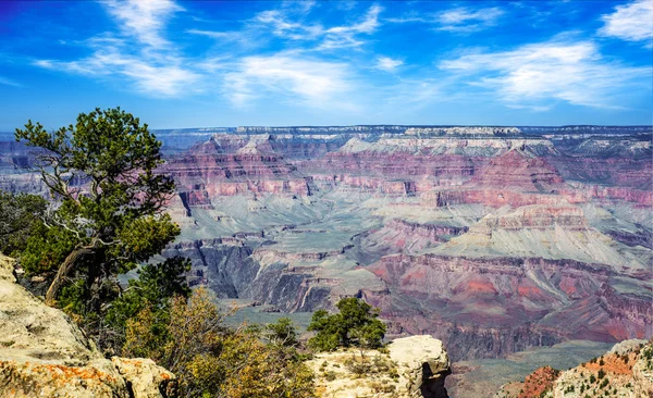 Büyük Kanyon South Rim dramatik görünümü