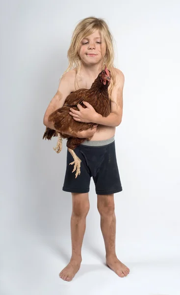 Çocuk bir tavuk arıyorum