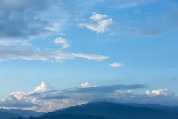 View Blue Sky Cloud Nature Background — Foto de Stock