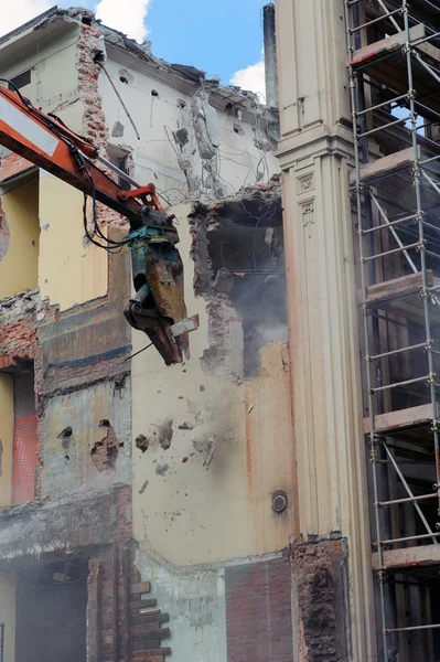 Building demolition — Stock Photo, Image