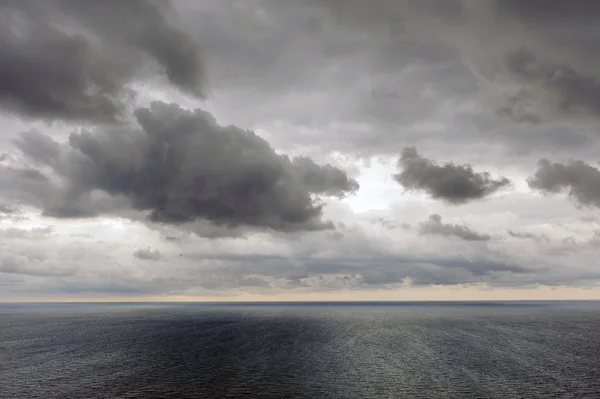 Bouře na pobřeží Ligurského moře — Stock fotografie
