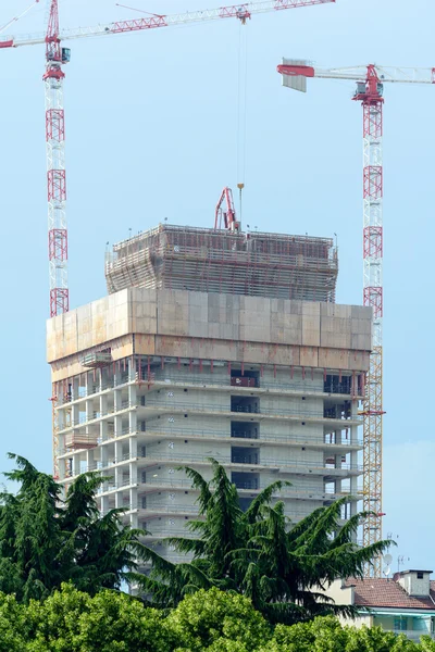 Ουρανοξύστης υπό κατασκευή — Φωτογραφία Αρχείου