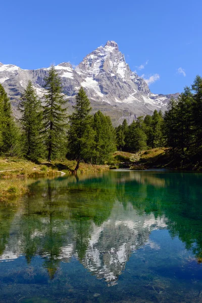 Jezioro Layet powiedział również Blue Lake — Zdjęcie stockowe