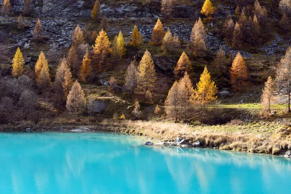 Lago Les Perreres — Foto de Stock