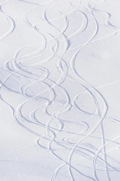 Slalom dans la neige — Photo