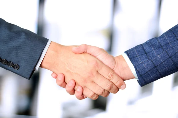 Successful business people shaking hands  at the meeting — Stock Photo, Image