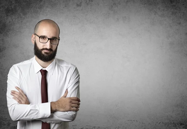 Schlauer Geschäftsmann — Stockfoto